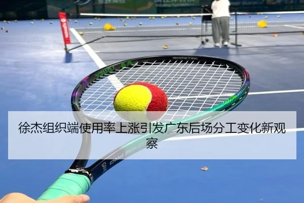 徐杰组织端使用率上涨引发广东后场分工变化新观察